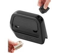 Magnetic Retractable Box Cutter - Safety Lock Utility Knife with Built-In Magnet for Easy Storage & Quick Access, Auto-Retracting Ceramic Blade Utility Knife for Home, Office & School (Black)