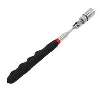 Magnetic Retrieval Tool, Magnetic Pickup Tool, Led Magnetic Tool, Small Metal Pickup Tool, Long Magnetic Pickup Tool with Led Light Strong Magnetic Iron Suction Rod for Enthusiasts and Small Tools