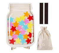 Magnetic Reward Jar, Chore Chart for Kids, Classroom Behavior Tracker, Fun Star Stickers, Easy-to-Use Magnetic Design, (20,83 x 19,3 x 3,3 cm), ideal para el hogar y la escuela Motivación