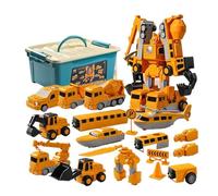 Magnetic Robocar Set with Magnetic Transforming Cars and Magnetic Robots for Kids 5-7, Stem Toys That Boost Creativity and Learning Skills (#1)