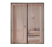 Magnetic Screen Door, Auto Close Mesh Curtain, Heavy Duty Fly Barrier Cover, Reinforced Magnet Seal Build, Pet Friendly Doorway Screen, House Apartment Porch Balcony Gate Cat 75x87inch