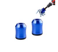 Magnetic Screw Ring, 1/4 Inch/6.35mm Universal Magnetic Screw Holder for Hex Screwdriver and Power Bits (Blue* 2pcs)