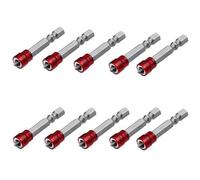 Magnetic Screwdriver Bit PH2 Cross-Head 1/4 Inch Hex Shank Screwdriver Holder Ring for House Working Electric Screwdriver Kit(10pcs)