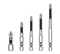 Magnetic Screwdriver Bits - Anti Slip Wear Resistant Drill Set System, Multipurpose Precision Driving Tool Kit, Furniture Assembly Appliance Repair Electrical Maintenance Hardware | Workshop