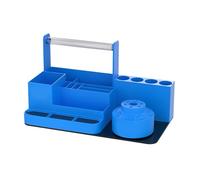 Magnetic Screwdriver Holder Organizer - 10.04 Inch Screwdriver Organizer | ABS Tool Rack - Rotating tabletop storage with compartments design keeps tools tidy for workshop use