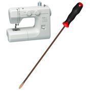 Magnetic Screwdriver - Phillips and Slotted Extra Long Magnetic Driver, Heavy Duty Precision Screw Tool for Appliances, Furniture, Hinges, Mechanics, Construction, Garage Workshop Use, 11.81 inches