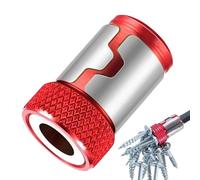 Magnetic Screwdriver Ring - Metal Material Universal Size | Bit Magnetizer Magnet Bit Holder, Screw Catcher Ring | Removable Magnetic Screw Holder For Hex Screwdriver Power Bits Repair Work