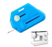 Magnetic Seam Guide - Sewing Machine Alignment Tool for Accurate Quilting and Fabric Cutting | Ergonomic Sewing Supplies with Strong Magnet for Zipper Walking Stitching and Embroidery, 6.7cm Blue Pink