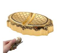 Magnetic Sewing Pin Holder, Needle Holder Case, 0.79in Vintage Embossed Zinc Alloy Portable Strong Magnet Pin Organizer Compact Craft Storage for Sewing Room Embroidery Diy Beginners
