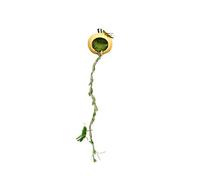 Magnetic Shelter - 5 cm Gourd 40 cm Drop Wooden Build Strong Hold Structure, Small Creature | Vertical Habitat Accessory Suitable Centipede Lizard Enclosure Display Natural Environment