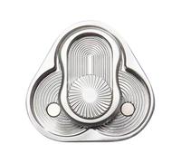 Magnetic Slider Fidget Toy Triangle Metal Silver Variety Of Ways To Play Boredom Killing Time Stress Relief Toys