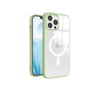 Magnetic Slim for iPhone 13 Pro Case Compatible for MagSafe Ultra Thin Shockproof Matted Hard PC Back (Green)