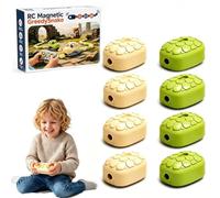 Magnetic Snake Game Toy Eating Itself,Magnetic Remote Control Racer，8blocks