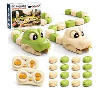 Magnetic Snake Game Toy Eating Itself,Magnetic Remote Control Racer，Mix