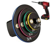 Magnetic Socket Drive Adapter Set with Ratchet and Pry
