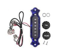 Magnetic Soundhole Pickup Blue Pearl 6-String con Controlador de Tono de Volumen para Guitarra Acústica y Eléctrica