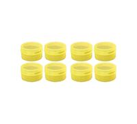 Magnetic Spice Tins for Magnetic Magnet for Refrigerator,Spice Container Storage Box with Lid Transparent Yellow