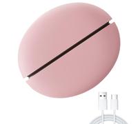 Magnetic Split Mini Hand Warmer, USB Rechargeable Mini Portable Heater, 3 Heat Settings Fast Heating, Rechargeable Electric Handwarmers for Women Men for Outdoor (Pink)