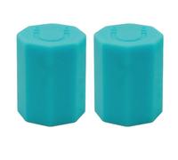 Magnetic Straw Cover Set, 2 Caps magnéticos, Bottle Lid Replacements, Compact Spill Protection Accessories, Ideal para actividades al aire libre, playa, Picnic, Mountaineering, Climbing, Multicolor