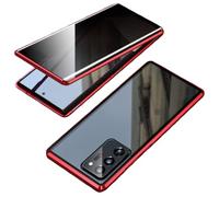 Magnetic Tempered Glass Double-Sided Phone Case for Samsung Series, 360° All-Around Protection Phone Case for Samsung Galaxy s 25 Ultra (Red,For Galaxy A56)