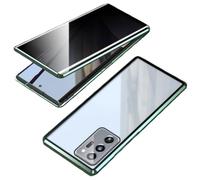 Magnetic Tempered Glass Double-Sided Phone Case for Samsung Series, 360° All-Around Protection Phone Case for Samsung Galaxy s 25 Ultra (Green,For Samsung S25)