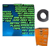 Magnetic Tool Box Labels, 23pcs Reusable Tool Box Stickers, 3d Tools Box Magnetic Labels Fits All Steel Drawers (Green)