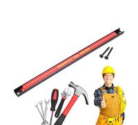 Magnetic Tool Holder Strip - 24 Inch Magnetic Tool Bar | A3 Steel Magnet - Heavy duty wall mount organizer durable design keeps auto repair tools and hardware tidy for workshop use