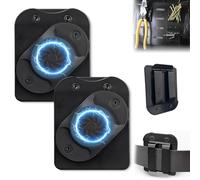 Magnetic Tool Holder, Strong Magnet Tool Belt Clip Holster Non-Slip Magnetic Tools Clip, for Holding Hammers, Pliers, Wrenches, Screwdrivers Sockets & Metal Tools (2pcs)