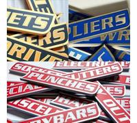 Magnetic Toolbox Drawer Labels, 12/24/36/48 Pack Soft Magnetic Tool Box Labels for Tool Organization, Reusable Tags for Steel Toolboxes, Carts, Drawers and Cabinets(3 Colors-c,24 Pack)