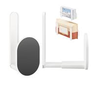 Magnetic Towel Holder, Set of 2, Wipes Storage Racks, Magnetic Storages Organizer Caddy for Apartment, RV, Refrigerator, Home, Kitchen, Space-Saving Design, Easy to Install, Napkins and Towels
