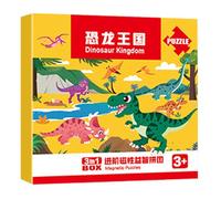 Magnetic Toy, Puzzle Book Learning Activities - Travel Magnetic Games with 7.09x7.09 pulgadas, Educational Toys for Road Trips, Car Rides, Birthday, Kindergartens, Preschool Development