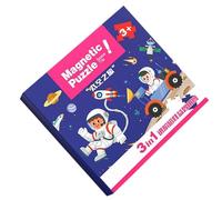 Magnetic Toy, Puzzle Book Learning Activities - Travel Magnetic Games with 7.09x7.09 pulgadas, Educational Toys for Road Trips, Car Rides, Birthday, Kindergartens, Preschool Development