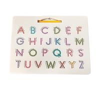 Magnetic Tracing Board, Alphabet Learning Toy, Letter Puzzle Pad, Double-Sided Writing, Early Education Fun, Homeschool Preschool Use, 12.2x10.04 Inches, Multicolor, 1 Piece