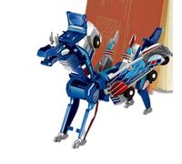 Magnetic Transforming Dinosaur Cars, PVC and PP Crash-Action Vehicles with Auto Feature, Fun Preschool Toys and Action Figures for Family Gatherings, Christmas, Birthday or Festival