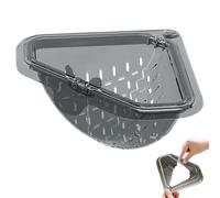 Magnetic Triangle Sink Strainer - Upgrade Food-Grade Corner Drain Basket For Kitchen, Easy-Clean Food Catcher For Scraps, No-Drill Space-Saving Sink Organizer (1Pcs)