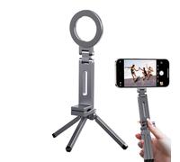 Magnetic Tripod, Aluminio Mini Tripod, Plegable Portátil Rotating Holder Clip for Cellphones, Smartphones, Home Use, Gym Workouts, Travel, Phone, Aluminio Alloy, 9,84 x 2,36 pulgadas