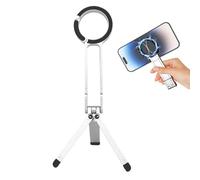 Magnetic Tripod - Portable Phone Tripod, plegable Magnetic Phone Holder, Adjustable Desktop Stand, Outdoor Accessories Use For Video Recording Live Streaming Vlogging Desk Travel Gym Offices Entertain