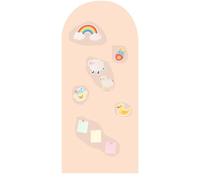 Magnetic Wall Chalkboard - Self Adhesive Writing Sheet, Repositionable Board for Drawing, Removable Chalkboard Decal, Smooth Writing Sheet with Mount Design, Activity Panel for Practicing Letters