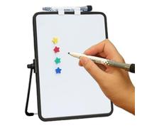 Magnetic Whiteboard - 11.02 Inches, Double-Sided Memo Pad, Desktop Writing Board | Dry Erase Board With Markers, Standing Notepad For Workplace, School, Classroom, Home, Kitchen, Apartment And Dorm Us