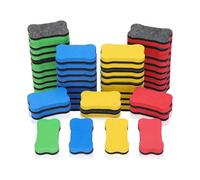 Magnetic Whiteboard Eraser Office Erasers Bone-shaped Dry Erasers Fit for School, Home and Office, Red, Yellow, Blue and Green