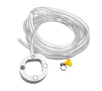 Magnetic Window AC Drain Kit | Clear Pipe Replacement With Clamp, Tool-Free, Weather-Resistant, For Mini Split Units Condensate Cooling Appliance