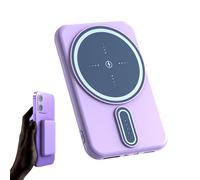 Magnetic Wireless Charger, 10000mAh Battery Pack, Fast Charging Power Bank, Portable Magnetic Design, Efficient Charging, for Phones, Travel, On-The- Use, 3.66x2.44x0.55 Inches