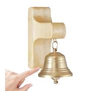 Mâgnetic Wooden Door Cħime - Decorative Entry Alert with Brass Bell | Wood For Office Shop Home | For Front Door, Apartment, Restaurant, Pleasant Čhime
