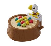 Magnetic Woodpecker Worm Game | ABS, 23 cm | Catch Worms Feeding Toy For | Fine Motor Skills Educational Puzzle, Kids Learning Activity