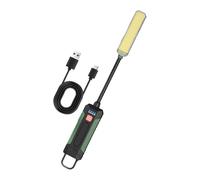 Magnetic Work Light - Bendable Rechargeable 3 Modes Working Lamp | Flexible Gooseneck Flashlight with Industrial Base, Cordless LED Task Light for BBQ, Camping, Picnic and Backyard