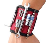 Magnetic Wristband - Compact Magnetic Storage Wristband, Small Tool Belt with Ultra-Strong Magnets, Handyman Armband Gear, DIY Construction Gadget for Father Boyfriend Grandfather Uncle