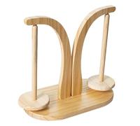 Magnetic Yarn Holder - Magnetic Yarn Knitting Stand | Crochet Holder Double Spindle, Rotating Wooden Sewing Tool for Embroidery & Crafts