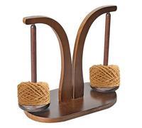 Magnetic Yarn Holder - Magnetic Yarn Knitting Stand | Crochet Holder Double Spindle, Rotating Wooden Sewing Tool for Embroidery & Crafts