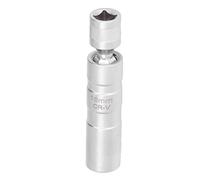 Magnética 3/8 Universal delgada pared delgada Desmontaje de 12 puntos Terrela de instalación de la bujía Setket Buje Firma más firme para facilitar el uso (16 mm / 0.63in)