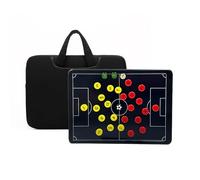Magneticas Carpeta Táctica de Fútbol, Tablero Electrónico de Entrenamiento de Fútbol, con Lápiz óptico y Bolsa, Borrado o Bloqueo con un Solo Clic, para Planificación Estratégica(Small)